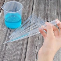 Embouts de pipette Pasteur micro-laboratoire jetables transparents en PE de 1 ml et 3 ml, certifiés CE, marque Heonlicor, garantie 1 an