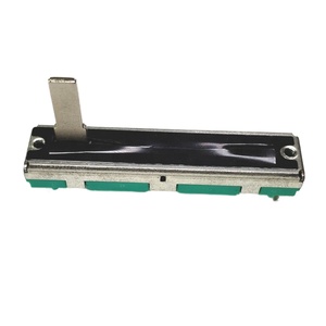 High Quality Double Row 20mm 30mm 45mm 60mm Stroke 10k 20k 50K 100k Carbon Film Linear <b>Sliding</b> Potentiometer - Product Image 1