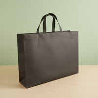 Sac de shopping publicitaire réutilisable, biodégradable, non tissé, avec impression de logo personnalisé pour les achats professionnels