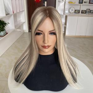 ท็อปเปอร์ผมแท้จากยุโรปสำหรับผู้หญิง  ฐานไหม  หรูหราเป็นธรรมชาติ  ขนาดฐาน 5*6.5 # TCT4 - Product Image 2