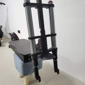 Cadre de trottinette électrique pliable en alliage d'aluminium Geofought, suspension intégrale, taille ouverte 150 mm pour pneus de 11 pouces - Product Image 6