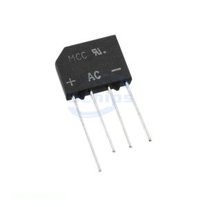 Diodes 4-SIP, KBPR KBP206-BP Electronic Circuit Components Original - Product Image 1