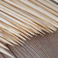 Brochettes de barbecue jetables en bambou de haute qualité, biodégradables, 20/25/30/35 cm, ustensiles de service alimentaire multi-usages