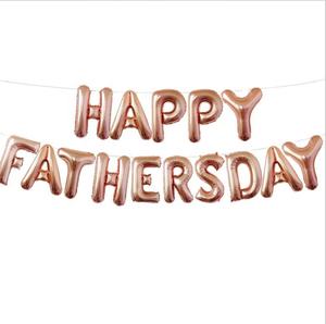 Ballons en aluminium or de 16 pouces pour fête des pères Bannière Nouvelles décorations de fête pour la fête des pères Meilleurs cadeaux pour <span class=keywords><strong>papa</strong></span> - Product Image 1