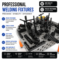 Table de soudage 3D à haute planéité, ensemble d'outils flexibles, banc en fonte pour opérations de soudage en atelier