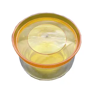 Staub dichte runde Lebensmittel Haustier behälter Lieferanten Hersteller Glas Küche Kunststoff Aufbewahrung sbox stapelbarer Behälter mit Deckel