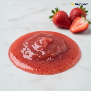 น้ำเชื่อมสตรอว์เบอร์รี 5 กก. แบบขวด ฮาลาล HACCP สำหรับร้านชานมไข่มุก ชานม รับผลิตแบบ OEM - Product Image 2