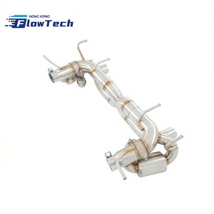 Sistema de Escape con Válvulas de Acero Inoxidable 304 con Tubo en X y Silenciador para Ferrari 458 Italia 4.5L V8 - Product Image 1