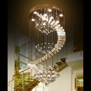 K9 candelabro de cristal moderno de montaje al ras de techo LED luz lámpara colgante lámpara para comedor habitación cuarto de baño dormitorio sala de estar - Product Image 6