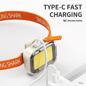 Smiling Shark Headlamp Rechargeable Led Light Outdoor Camping Portable With <b>Dimmer</b> - Product Image 3