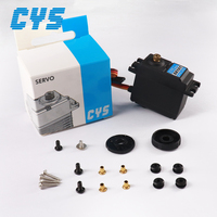 Mini servo numérique CYS S8101 à arbre de 6 mm, 13 kg, haute vitesse, en métal, pour véhicules RC et pièces de bricolage