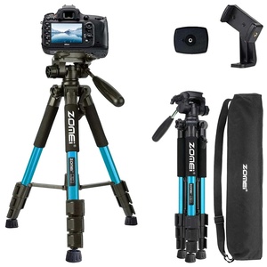 ZOMEI Q111 treppiede per macchina fotografica in alluminio da <span class=keywords><strong>viaggio</strong></span> con testa Pan per fotocamera digitale SLR DSLR - Product Image 1