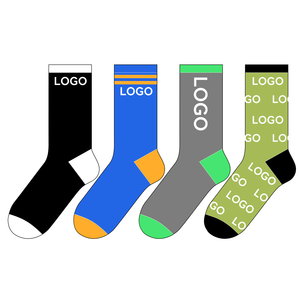 Hip Hop Đường Phố Thiết Kế Đơn Giản Trắng Cotton Rts Phụ Nữ Thiết Kế Vớ - Product Image 6