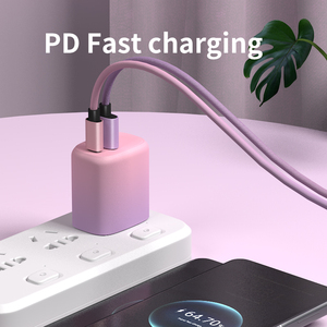 Adaptador de pared PD súper rápido de 20W Cargador de viaje USB A + C de la mejor calidad con enchufes EU/US/UK Compatible con iPhone Estados Unidos - Product Image 5