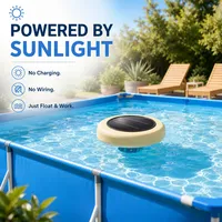 Ioniseur flottant pour piscine, écologique, à énergie solaire, résistant à la corrosion, en ABS, réducteur de chlore, best-seller