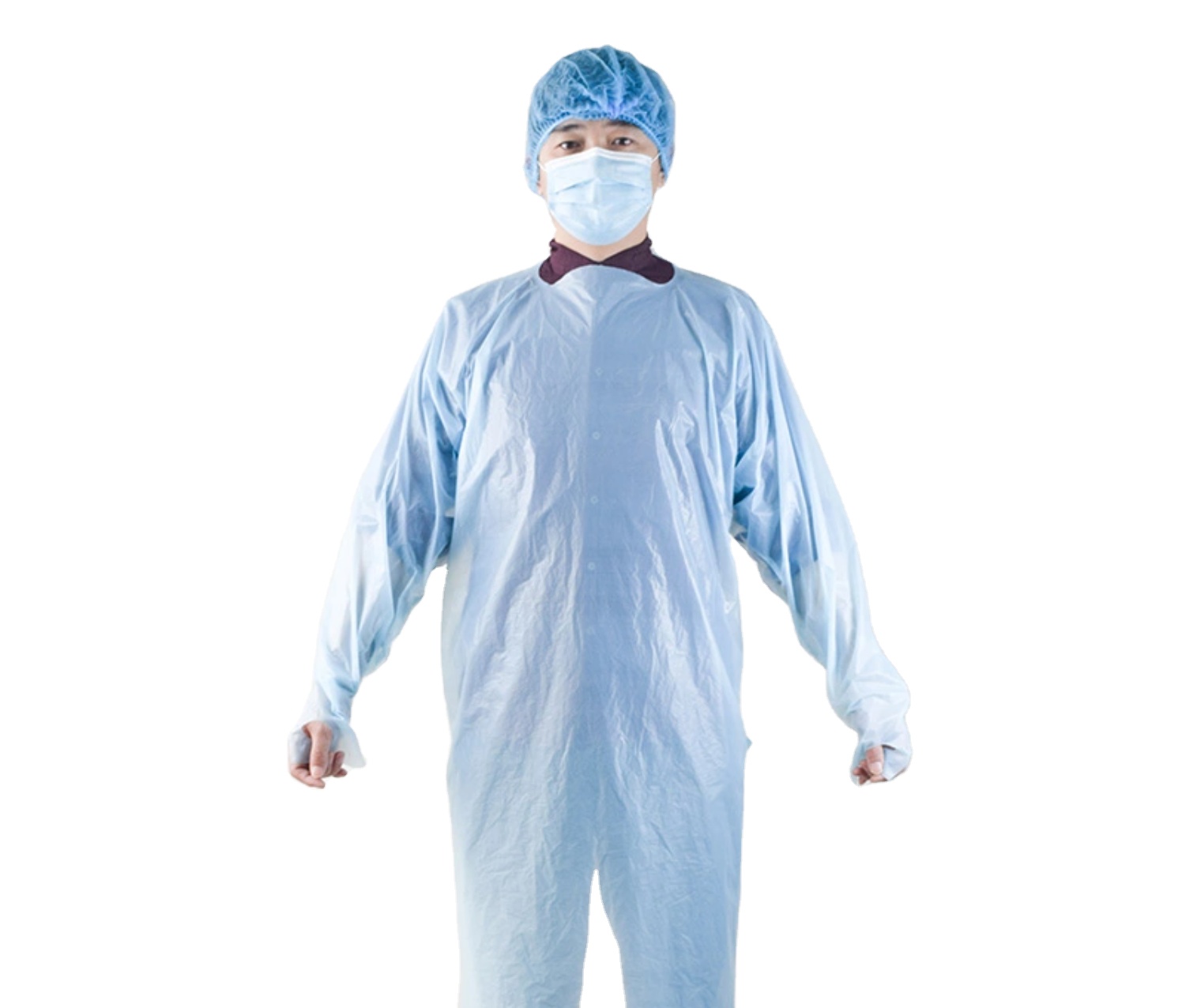 Самая низкая цена, 3 полиэфирный защитный костюм, защитная противовирусная одежда, защитное Платье cpe