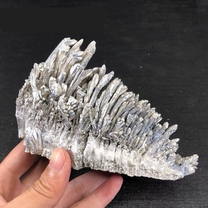 Mẫu Vật Chữa Bệnh Khoáng Từ Tính Tự Nhiên Bán Chạy Quặng Magiê Thô Màu Bạc Thủ Công Dân Gian - Product Image 3