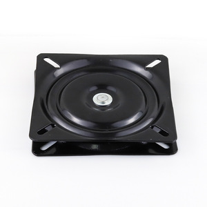 Placa giratoria de 160x160mm, color negro, rotación de 360 ​​grados para sillas, taburetes, herrajes para muebles - Product Image 1