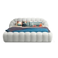 Lit doux double Mobilier de chambre à coucher moderne et luxueux