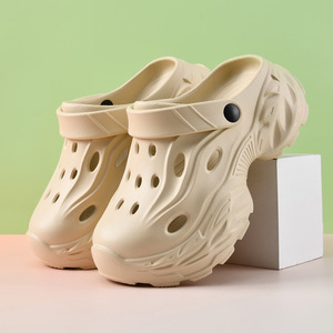 <b>Clogs</b> Women Summer Outdoor EVA Thick Sole Anti Slip Breathable Light Blue Crocs Shoes 35-45 - Product Image 2