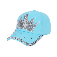 Gorras de Béisbol de Moda, Gorra de Béisbol de Alta Calidad con Pedrería para Mujer, Gorra de Béisbol Colorida con Cristales y Diamantes de Imitación