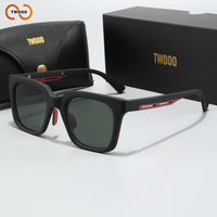 TWOOO T1699 Nouvelles Lunettes de Soleil Unisexe Carrées Tendance Haut de Gamme Style Célébrité Internet Transfrontalière Personnalisées