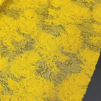 Tissu en maille florale respirant, soluble dans l'eau, 100% coton, dentelle pour robe brodée ou hawaïenne, tissu en coton pour broderie