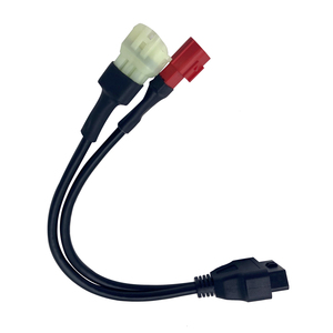 Conector Hembra OBD2 <span class=keywords><strong>de</strong></span> 16 Pines a Conectores Automotrices Macho Sellados <span class=keywords><strong>de</strong></span> 6 Pines, Divisor en Y, Herramienta <span class=keywords><strong>de</strong></span> Diagnóstico para Motocicletas, Cable OBD2 - Product Image 1
