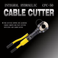 Herramienta de corte hidráulico Manual para Cable/ACSR/barra de acero, cortador de tubos de acero, CPC-75, 8 toneladas, 75mm