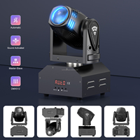 U`King Mini 10W Beam Moving Head Light RGBW Disco DJ Licht DMX Bühnenlicht für Hochzeit Party Nachtclub Tanzhalle KTV