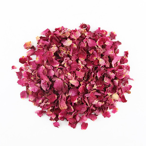 Pétales de <span class=keywords><strong>Rose</strong></span> rouge séchées de haute qualité pétale de fleur de <span class=keywords><strong>Rose</strong></span> comestible pour la décoration de gâteau de thé confettis de mariage bougie fabrication de savon - Product Image 3