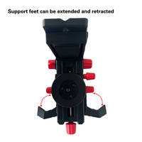 DJ1200 360 support de Rotation niveau Laser avec attelle arrière adaptateur de poinçonnage de trou de forme spéciale personnalisé Base pivotante magnétique
