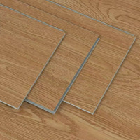 Revêtement de sol en vinyle SPC imitation bois 4 mm 5 mm avec couche d'usure de 20 mil, système de pose à clipser, planches de vinyle de luxe