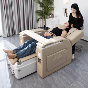 Sillones de Pedicura de Lujo, Muebles de Spa, Sillones de Pedicura con Pestañas, Sofá de Masaje Eléctrico Todo en Uno - Product Image 2