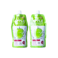 OEM Großhandel Apfel Schwarz 96 Ammoniakfreie Schwarze Creme 500ml*2 Natürliche Apfel Haarfarbe 96 Ammoniakfreies Apfel Schwarz Shampoo für Männer