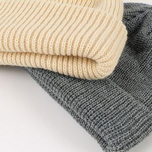 SH-1045 Unisex de doble capa para invierno, gorro de pescador de esquí, gorro acanalado cálido, diseño Retro Sin borde, camuflaje para pescadores Dockers - Product Image 2