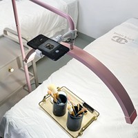 Lampe de studio FOSOTO pour cils, lampe lune pour extension de cils, lumière LED d'appoint pour technicien(ne) des cils, éclairage pour lit de pose de cils, maquillage et photographie