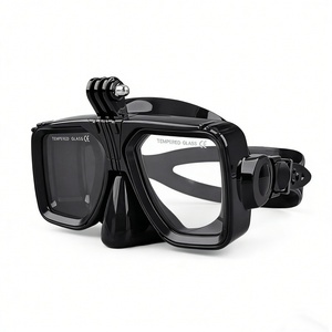 Maschera in Silicone per Apnea, Maschera per Snorkeling per Adulti, Maschera da Immersione, Accessori per Nuoto, Cuffia da Nuoto in Silicone - Product Image 2