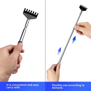 Custom Logo Portable Extendable <strong>Back</strong> <strong>Scratcher</strong> Stainless Steel Telescoping Tool Present Packaging Long Shape <strong>Back</strong> <strong>Scratcher</strong> - Product Image 4