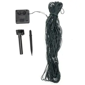 Guirlandes solaires RGB, dimensions 3m+1.5m*1.5m, idéales pour décorer les jardins et les événements en plein air. - Product Image 3