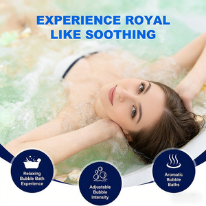 Heim-Spa Sprudelbad-Massagematte mit Luftmassagebeutel, Wasserdicht, Rutschfest, Ganzkörper-Spa-Matte für Entspannung zu Hause - Product Image 5