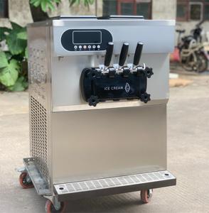 Sunmax thương mại 2 + 1 hương vị bảng Top chất lượng tốt thép không gỉ ba hương vị giá rẻ mềm phục vụ máy làm kem - Product Image 6