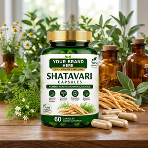 Cápsulas Vegetarianas de Shatavari 60 Unidades, Suplemento Herbal Natural para Mujeres, Apoyo Inmunológico, Equilibrio Hormonal, Aclaramiento de la Piel - Product Image 1