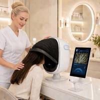 Analyseur de peau et de cuir chevelu AISIA O1 Pro AI, 17 indicateurs, scanner multispectral de la peau du visage pour salon de beauté, clinique