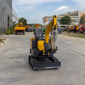 Miniexcavadora de 1000 kg, Equipo con Motor <span class=keywords><strong>Briggs</strong></span> & <span class=keywords><strong>Stratton</strong></span>, 1.1 Toneladas, 1.2 Toneladas, 1.5 Toneladas, Máquina Excavadora Pequeña de Orugas - Product Image 3