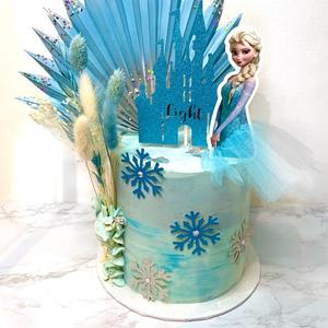 Décoration de gâteau, glace, bleu, siphon, fleurs séchées, toppers de cupcakes - Product Image 5