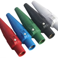 Connecteur de câblage industriel étanche IP54 à verrouillage par came, type panneau, haute intensité 150A 200A 400A 600V, pour câble, prise et fiche