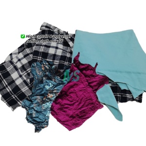 10kg Bale of Cotton Rags for Oil <b>Absorbent</b> <b>Cloth</b> T Shirt Rag Wiping Cleaning Rags - Product Image 3