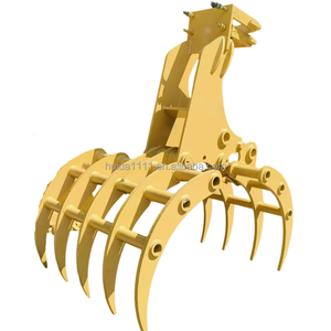 Pince <span class=keywords><strong>à</strong></span> <span class=keywords><strong>bois</strong></span> mécanique <span class=keywords><strong>à</strong></span> <span class=keywords><strong>grappin</strong></span> <span class=keywords><strong>manuel</strong></span> pour excavatrice de 3-40 tonnes pour pierre de roche et ferraille de démolition Concession de prix de haute qualité - Product Image 1
