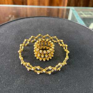 Anillo de pulsera plegable convertible 2 en 1, elegante joyería de doble uso para mujer - Product Image 1